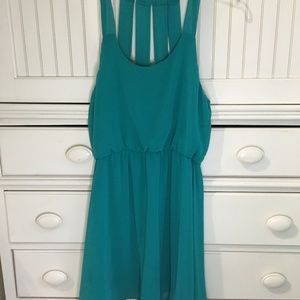 Blue Strappy Dress